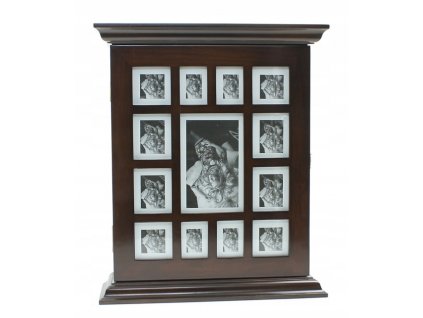 SKRINKA NA KĽÚČE, BOX NA KĽÚČE hnedé drevené_2