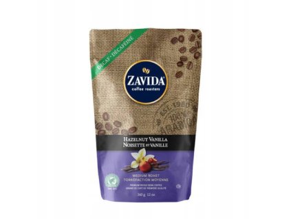 Zrnková káva -  Zavida Walechowo vanilka 340 g káva bez kofeínu_0