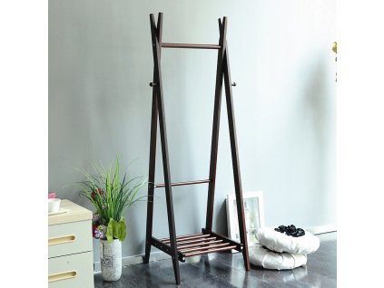 ŠTÁTNY STOJAN STOJÍ DREVENÝ OBLEČENIE RACK REGULOWAN_19