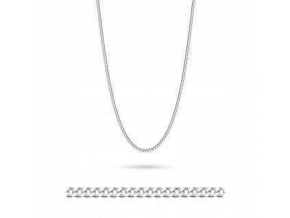 STRIEBORNÝ MUŽSKÝ REŤAZ pr. 925 BRNENIE 2,5mm 60cm_0