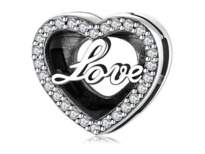 Love REFLEXIONS prívesok srdce Pandora S925