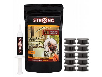 SILNÝ GÉL na šváby 10g + gélová stanica 10 ks_0