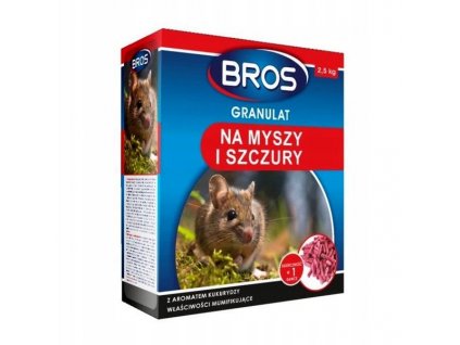 Bros. Granule pre myši a potkany 2,5 kg_0
