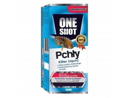 ONE SHOT - SPREJOVÝ prostriedok KAPALNÝ pre blchy 100 ML_0