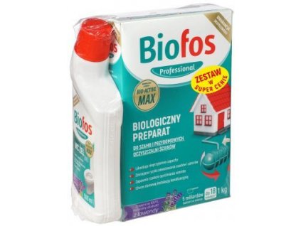 BAKTERIOVÁ SADA KAZETOVÝCH KAZET BIOFOS 1kg + WC GEL_0