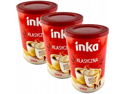 Instantná káva -  3 x klasická rozpustná obilná káva inka 200g_0
