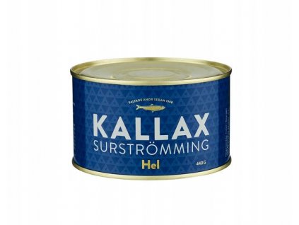 Nakladaný sleď Kallax Surstromming Hel 440g_0