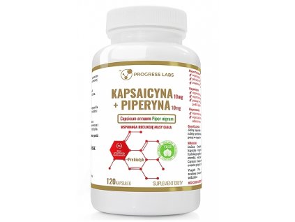 Spaľovač tuku - KAPSAICÍN + PIPERÍN VEGE 120 kapsúl_0