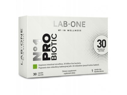 Lab One NO1 probiotické 30KAP probiotické 30mld čreva_0