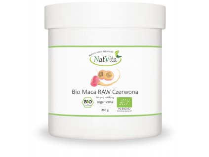 Maca Bio Raw Red Mielona 250g Natter_0