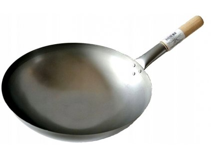 Ázijska kuchyňa - Wok panvica 30 cm s guľatým dnom_0