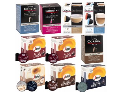 Kávové kapsule - Dolce Gusto Capsule Corsini Segafredo Set_0