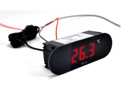 Panelový LED teplomer -50 + 120C ČERVENÝ 230V RINGDER_0