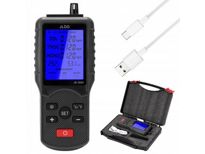 Tester kvality vzduchu TVOC 8 v 1 CO2 meter_0
