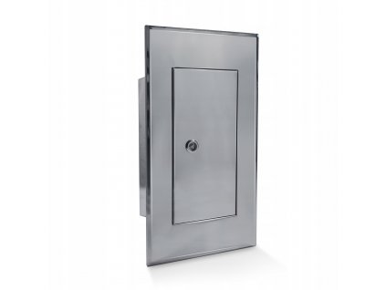 Revízne dvierka - Nerezové komínové dvere s rozstupom 13x26 cm_0