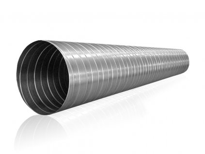 Vetracie potrubie, pozinkovaná rúrka SPIRO (3 m) 125 mm_0