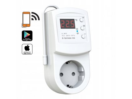 Zásuvkový termostat s WiFi regulátorom teploty_0