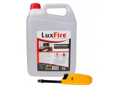ETHYL ALKOHOL BIO PALIVO LUX POŽIAR 5L + ZAPAĽOVAČ_0