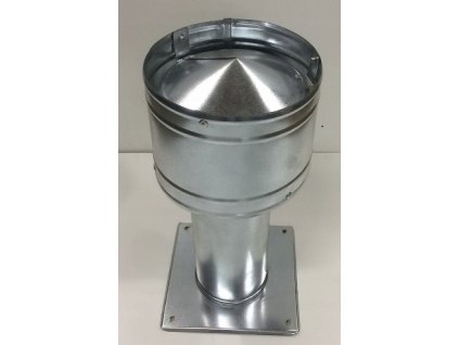 Komínová strieška - DEFLEKTOR VENTILAČNEJ ČASTICE SO ZÁKLADOM 140 mm_0