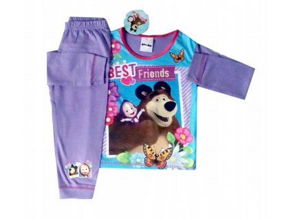 Máša a medveď - Pajamas Masha a Niedźow 4-5 rokov 110cm pyžamá_0