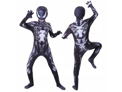 SPIDERMAN - Spider-Man Venom kostým Cosplay kostým deti 130_0