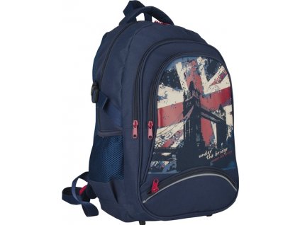 PLECAK SZKOLNY UNDER THE BRIDGE FLAGA UK 73765 Typ wielokomorowy