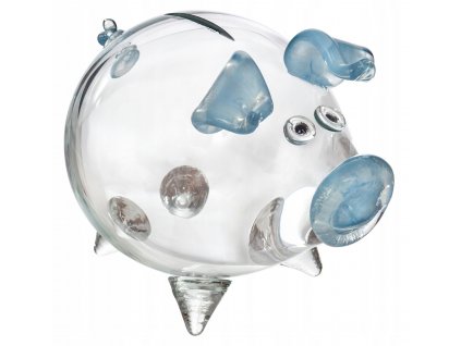 Pepa Pig - Veľké prasiatko sklenené ošípané s modrou XXL_0