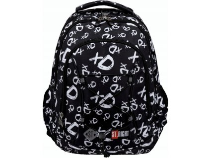 Školský batoh, taška - Školský batoh BP-32 St.Right Black White XD_0
