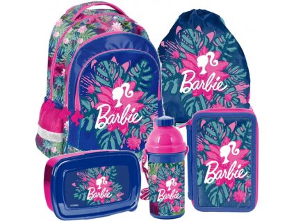 Školská taška - batoh, set, zostava - Školský batohový set pre dievčatko Barbie_0