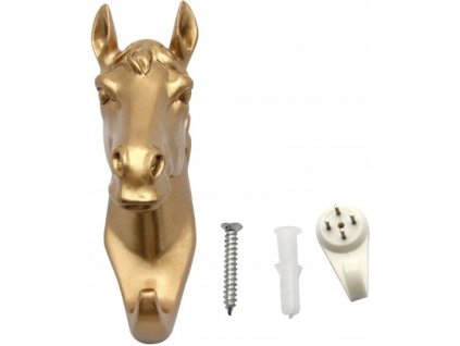 Vešiak - Nástenný hák, háčik na kľúče (Golden Horse_0
