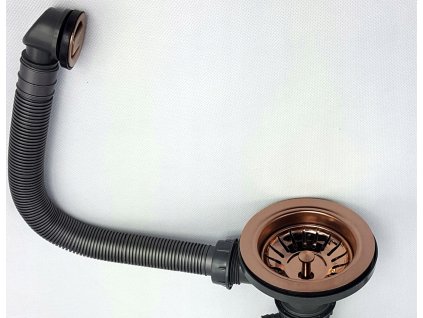 SIFÓNOVÝ ODPAD MEĎ VEĽKÉ SITKO 3,5 Medená farba_1