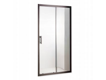 Sprchové dvere - Čierna ČIERNE POSUVNÉ Dvere 115 cm reg. 114-117cm_0