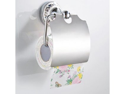 Držiak papiera DRŽIAK TOALETNÝCH PAPIEROV ELEGANTNÝ RETRO STRIEBORNÝ_0