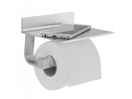 Držiak papiera Držiak na toaletný papier Žiadne vŕtanie s poličkou_0