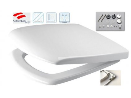 WC doska - WC sedátko Cersanit Carina ZATVORENÉ_0