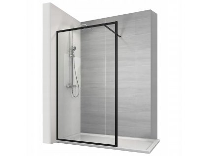 Sprchové dvere - SPRCHOVÁ STENA ČIERNA CALANI SILA 80x195_0