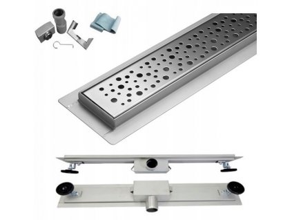 Sprchový žľab - LINEÁRNA SPRCHA VYPÚŠŤAŤ VYPÚŠŤAČKY 30CM NÍZKE 52MM_0
