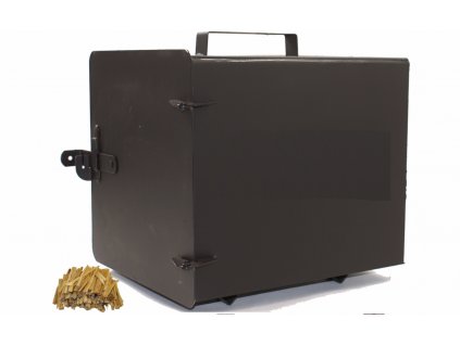 Kovová pec ohnisko k udiarni 30 x 30 x 35 cm_0