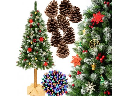 Vianočný Stromček Diamant 180CM + LED ŽIAROVKY_0