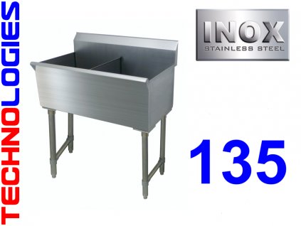 Priemyselné nerezové umývadlo drez HANGER 90 cm x 55 cm x 105 cm_0
