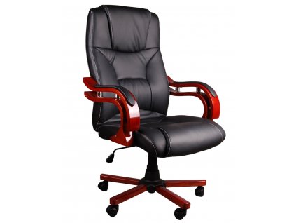 GIOSEDIO BSL004M Čierna kancelárske kreslo s masážou_0