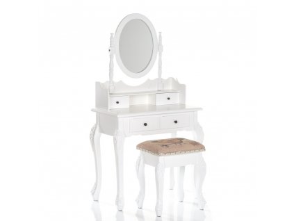 Kozmetický stolík ELINA taburetka_0