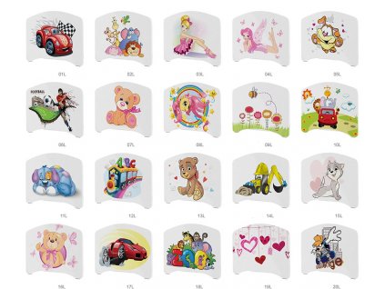 Detská postel IGOR 160 x 80 cm + matrac, rošty a zásuvka / 63 vzorov_0