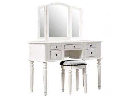 Kozmeticky stolík s taburetkou_0