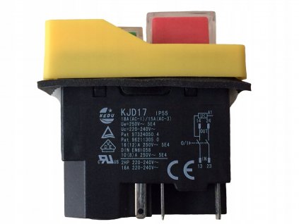 SWITCH KJD17 jednofázový spínač miešačka betónu KEDU_0