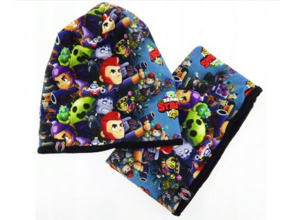 Čiapka s nákrčníkom BRAWL STARS sada veľkosť 50-52 VYPR_0