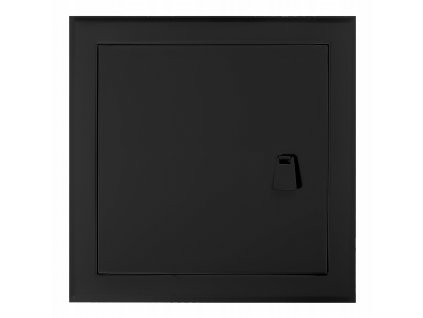 Revízne dvierka - Dvere audit 30x30 čierny kovový držiak_0