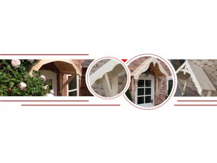 Drevená strieška nad dvere SnR160_0