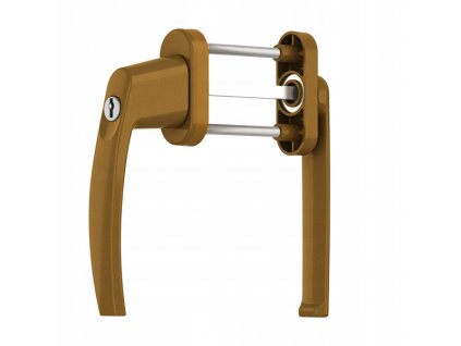 Rukoväť balkonowa slnko kľúč obojstranný Zlato_0