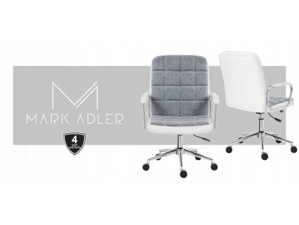 Kancelárska stolička otočná pohodlné Stoličky MarkAdler_0